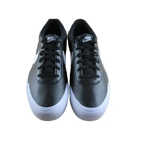 Nike Men's Court Shot Tennis Lifestyle Casual Shoes Black White Sizes NEW - Picture 4 of 7